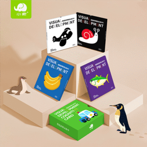 Baby toys colored card training black and white card early education baby visual excitation card full set of newborn pursuit